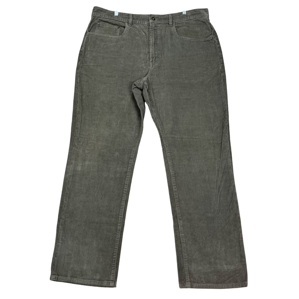 Tommy‎ Bahama Pants Mens 40x32 Green Corduroy Straight Leg 5 Pocket Indigo Palms